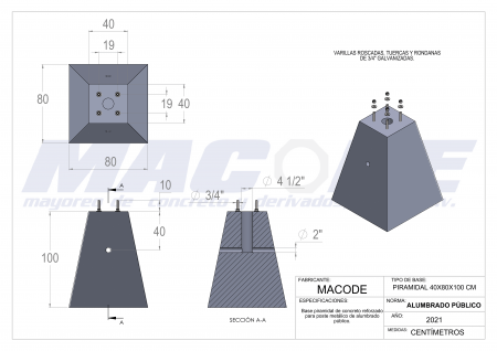 Bases Piramidales Macode