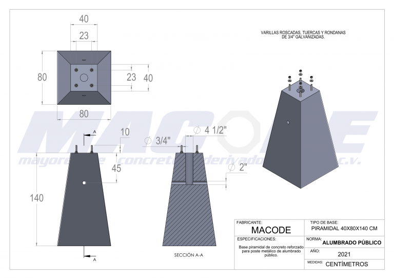 Bases Piramidales Macode